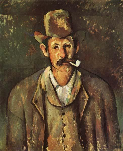 Paul Cezanne Man with a Pipe France oil painting art